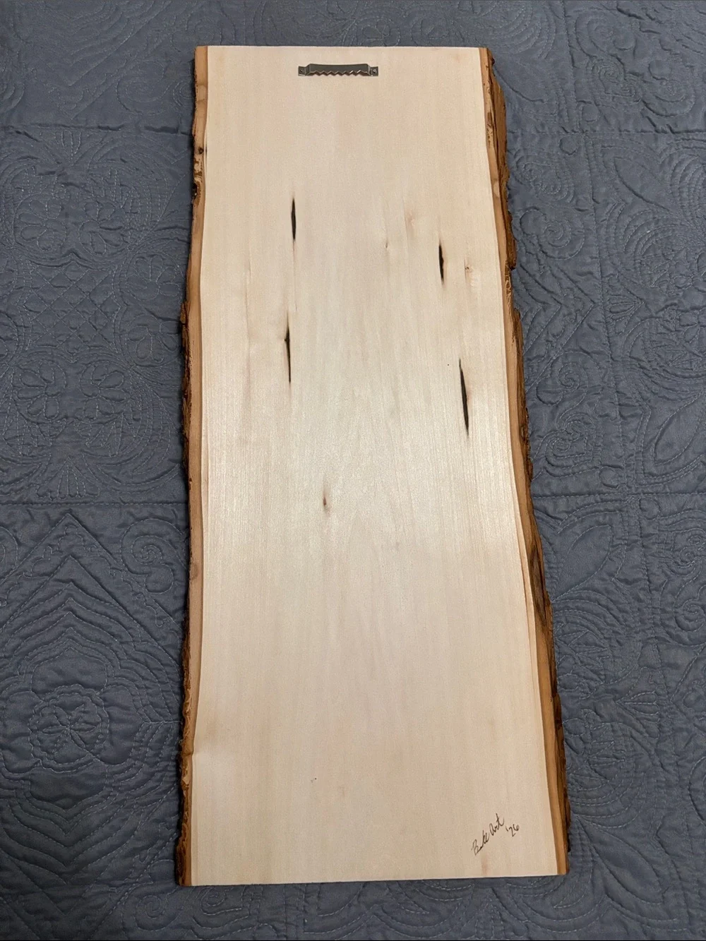 Handcrafted Floral Bee Wood Wall Art - Natural